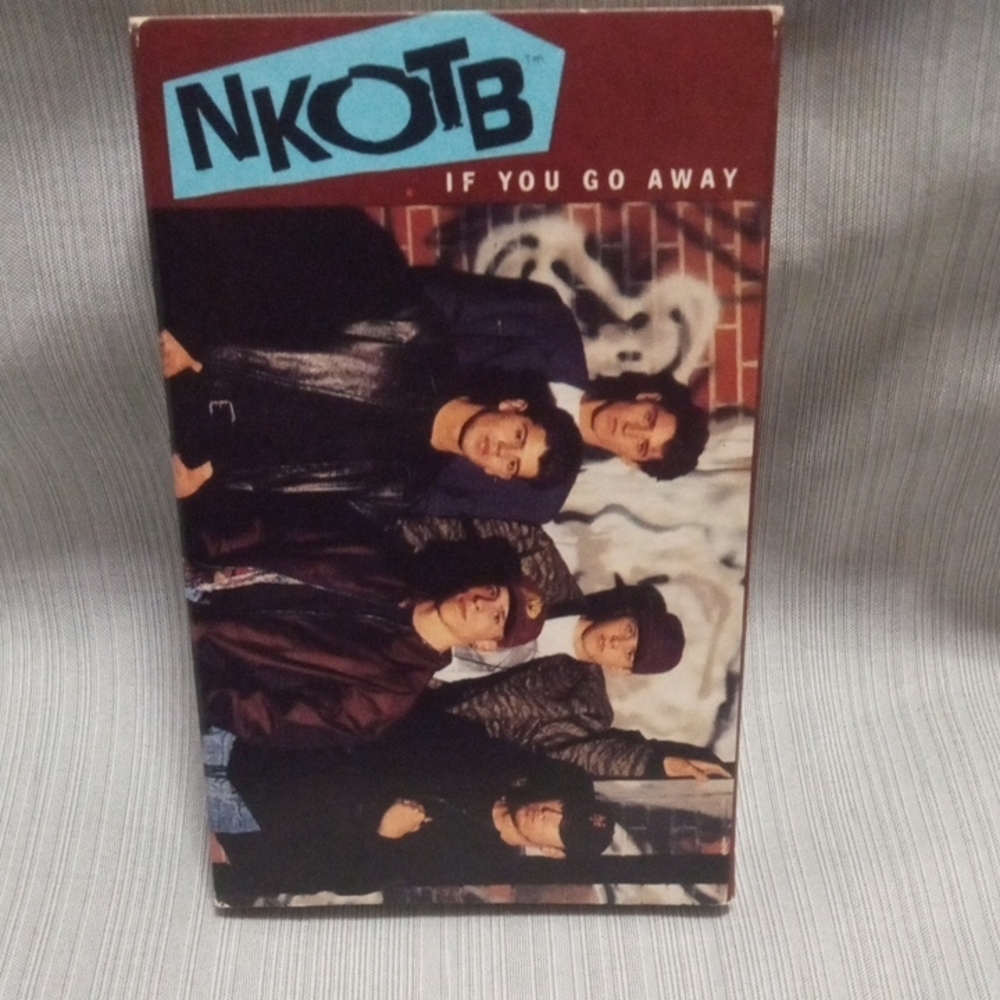 NKOTB New Kids On The Block ~ If You Go Away ~ Retro Single Cassette Tape